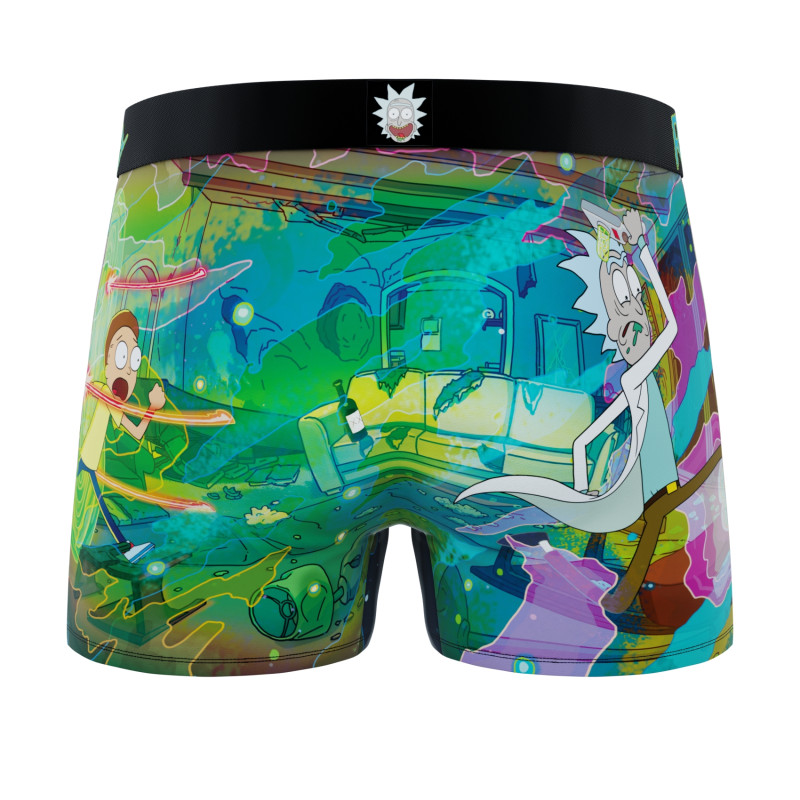 Pack of 4 men's Rick and Morty Boxers G1 Freegun - 6