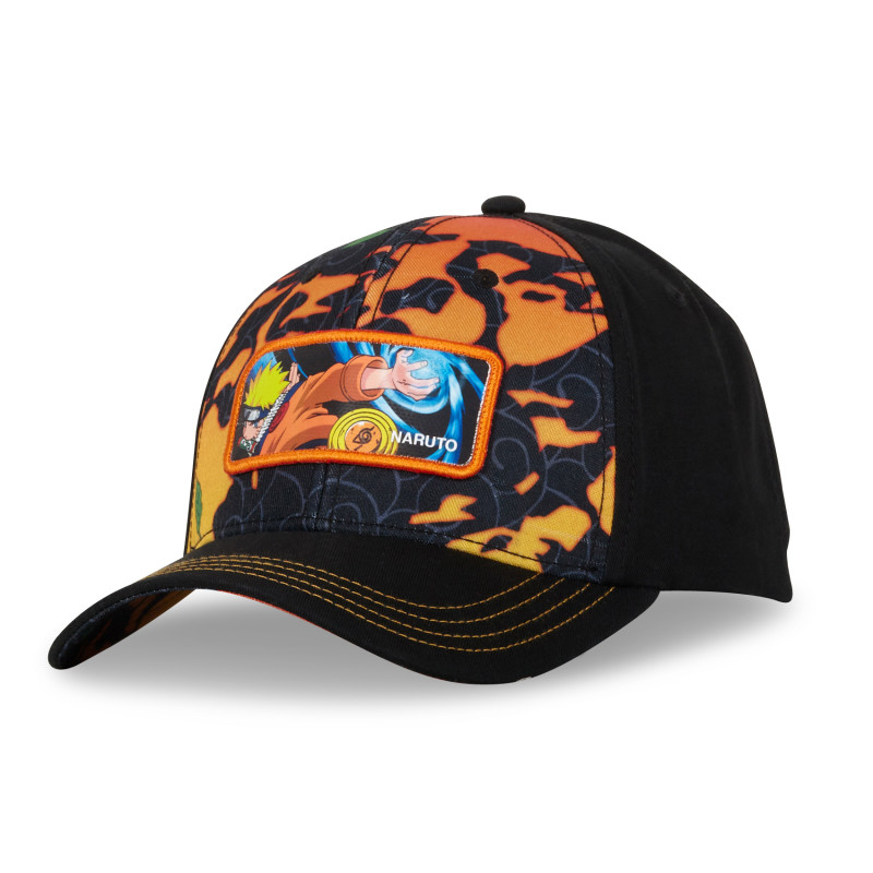 freegun Casquette homme snapback noir et orange Naruto Classic Ninja