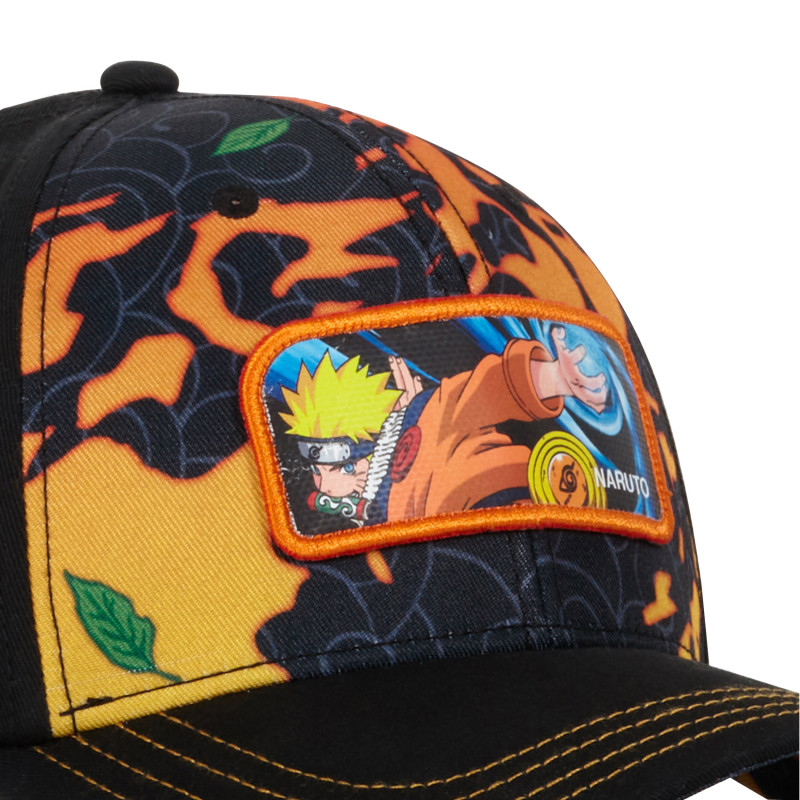 Casquette homme snapback noir et orange Naruto Classic Ninja