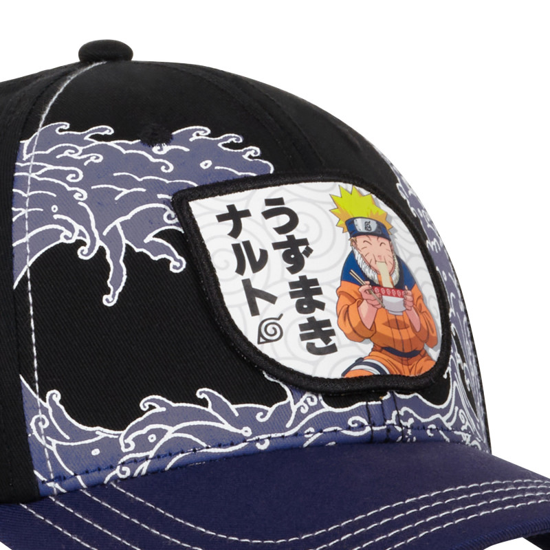Casquette homme snapback noir et bleu Naruto Classic  Ramen