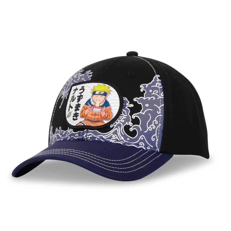 Casquette enfant snapback noir et bleu Naruto Classic  Ramen Freegun - 1