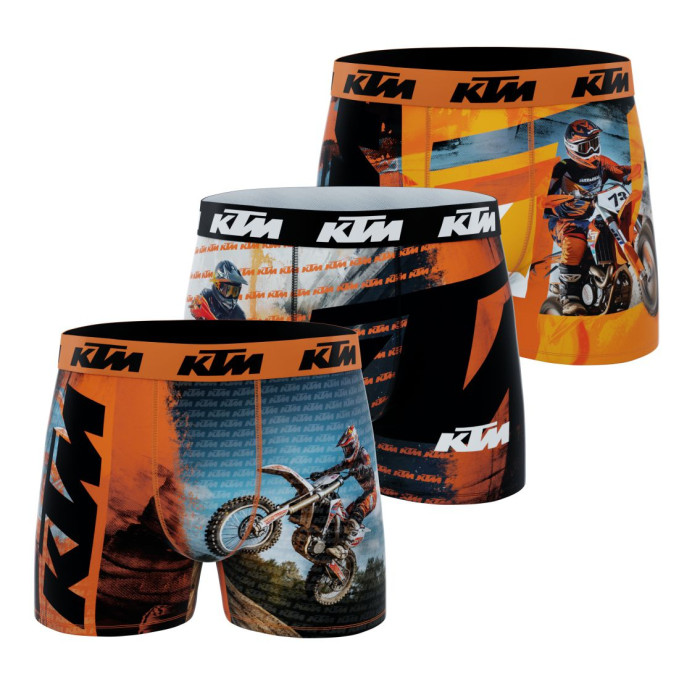 Boxer Freegun Homme - Noir/gris, Imprimé, 92% Polyester, 8% élasthanne, Coupe Classique