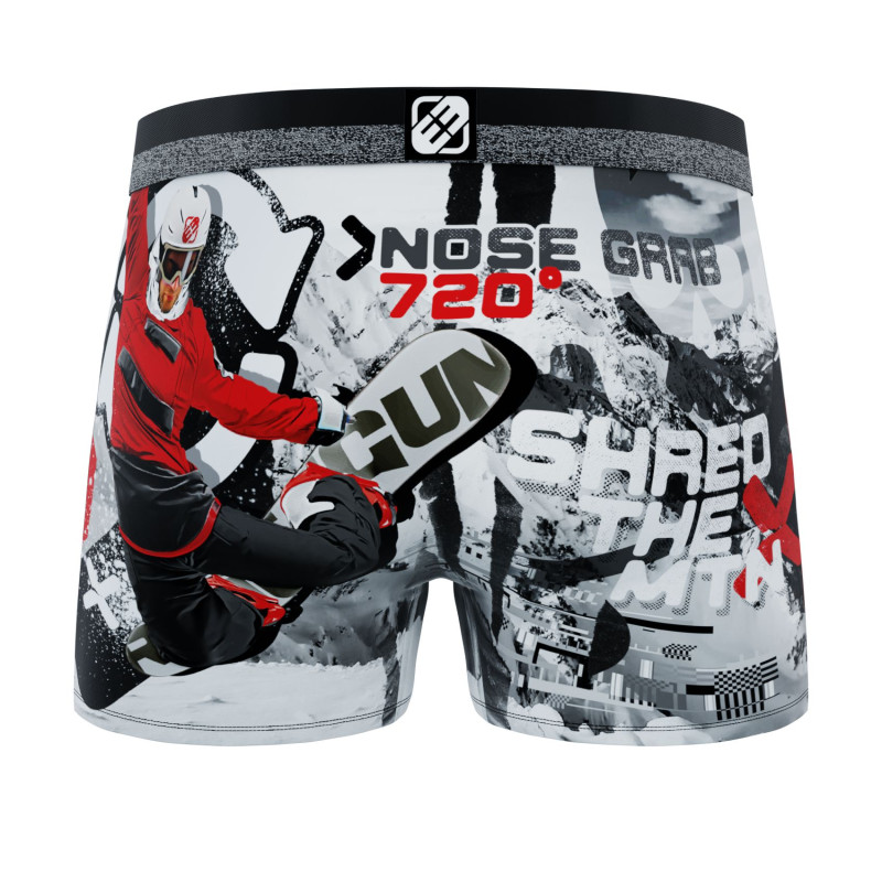 Lot de 3 Boxers Microfibre Garcon Confort, Respirant, Stretch Imprimé Sport Garantie 2 ans | FREEGUN