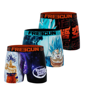 Lot de 3 boxers enfant Dragon Ball Super Ultra instinct Fusion