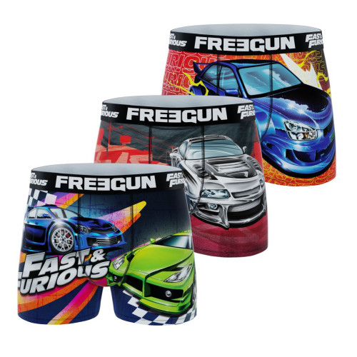 Lot de 3 boxers enfant Fast and Furious