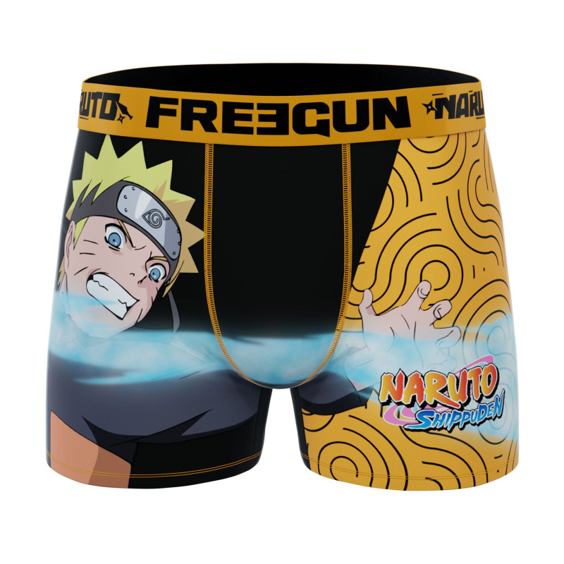 Lot de 4 Boxers Microfibre garcon Naruto Shippuden Imprimé | FREEGUN