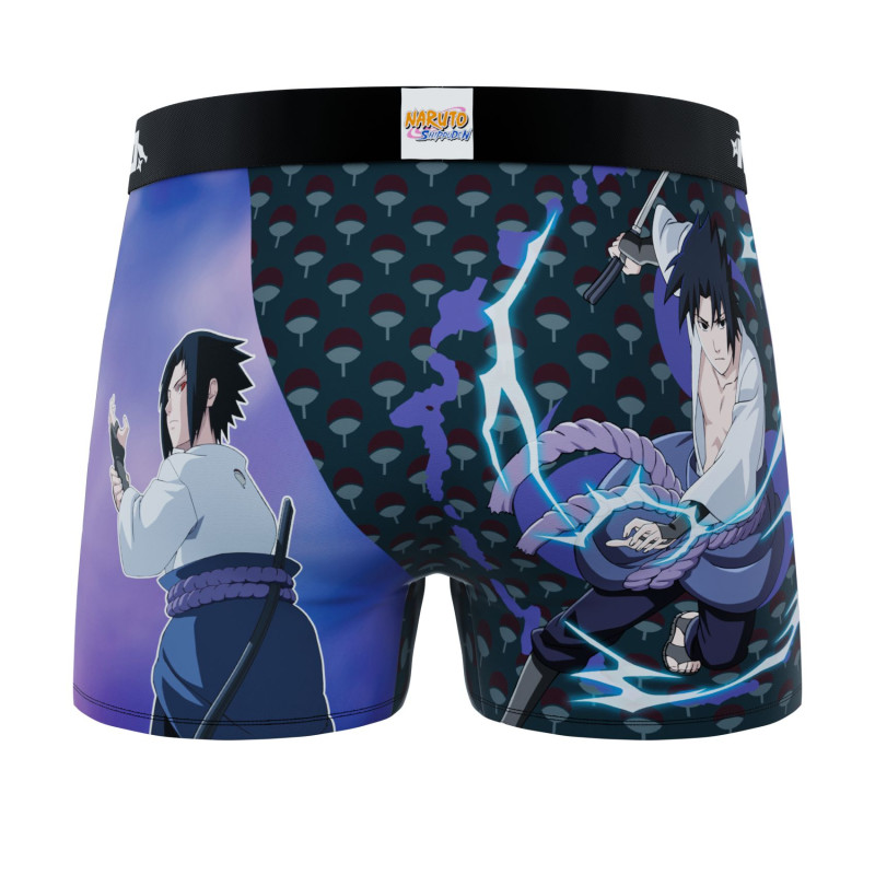 Lot de 4 Boxers Microfibre garcon Naruto Shippuden Imprimé | FREEGUN