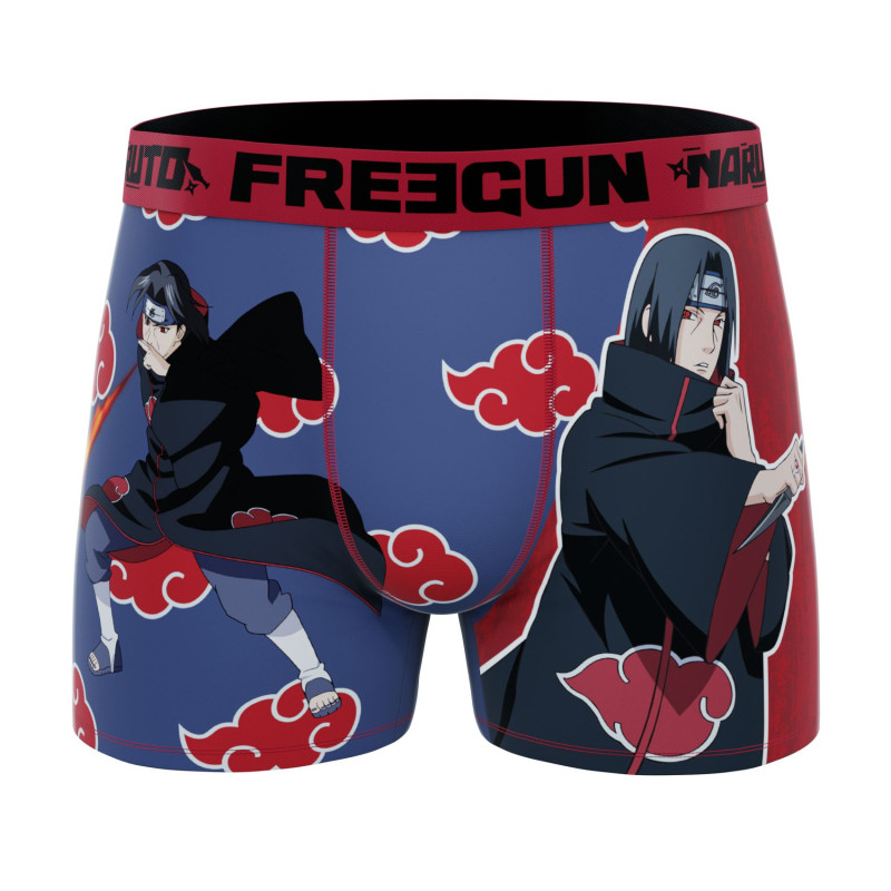 Lot de 4 Boxers Microfibre garcon Naruto Shippuden Imprimé | FREEGUN