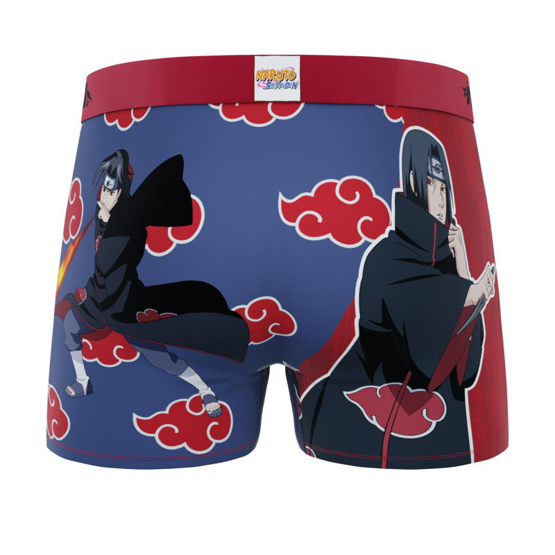 Lot de 4 Boxers Microfibre garcon Naruto Shippuden Imprimé | FREEGUN