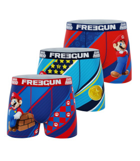 Lot de 3 boxers enfant Super Mario Bros
