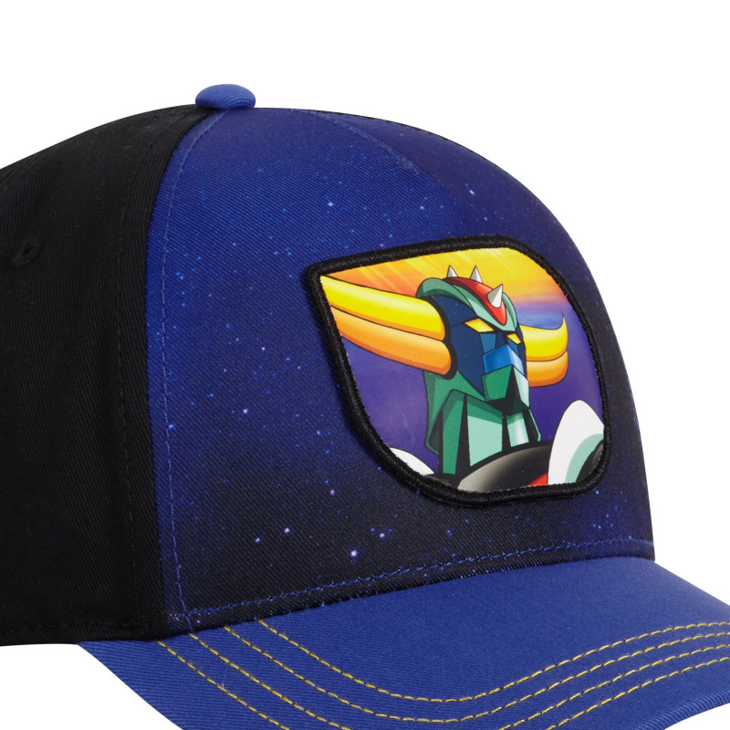 Casquette Baseball Goldorak Snapback - Bleue - Freegun