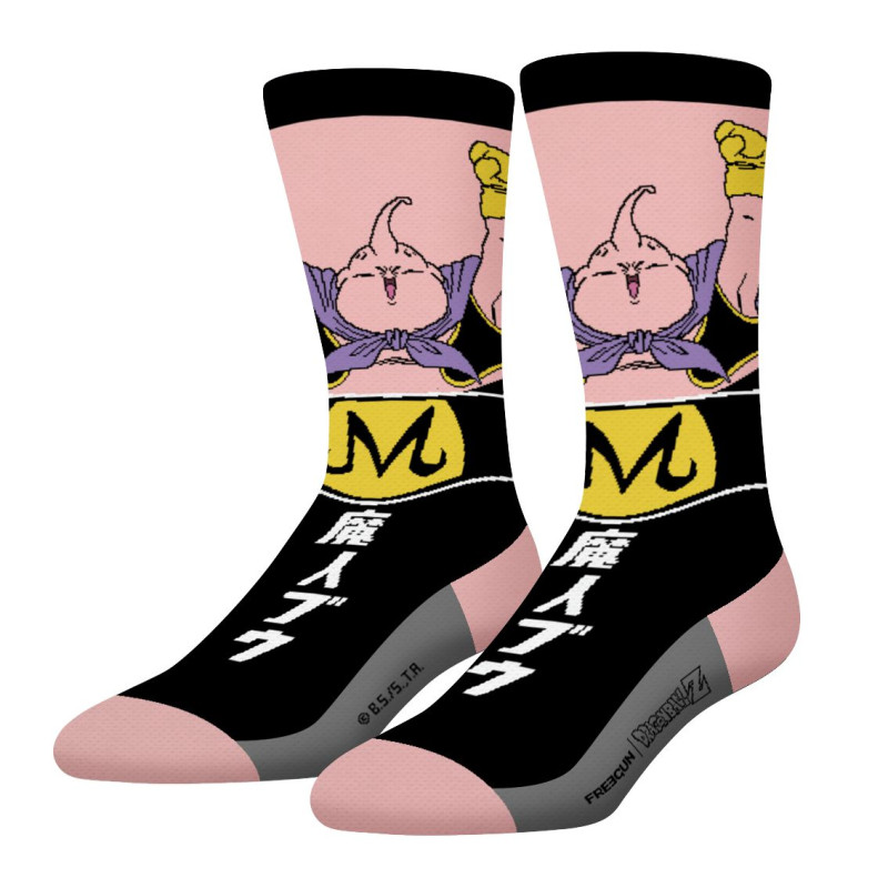 Lot de 4 Paires de Chaussettes homme Tennis Dragon Ball Z Goku, Buu Imprimé - Freegun
