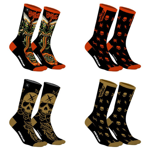 Lot de 4 paires chaussettes Homme Hyraw
