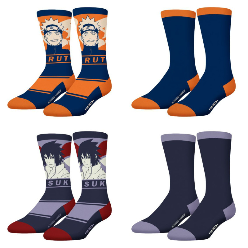 freegun Lot de 4 Paires de Chaussettes Enfant Tennis Imprimé - Freegun