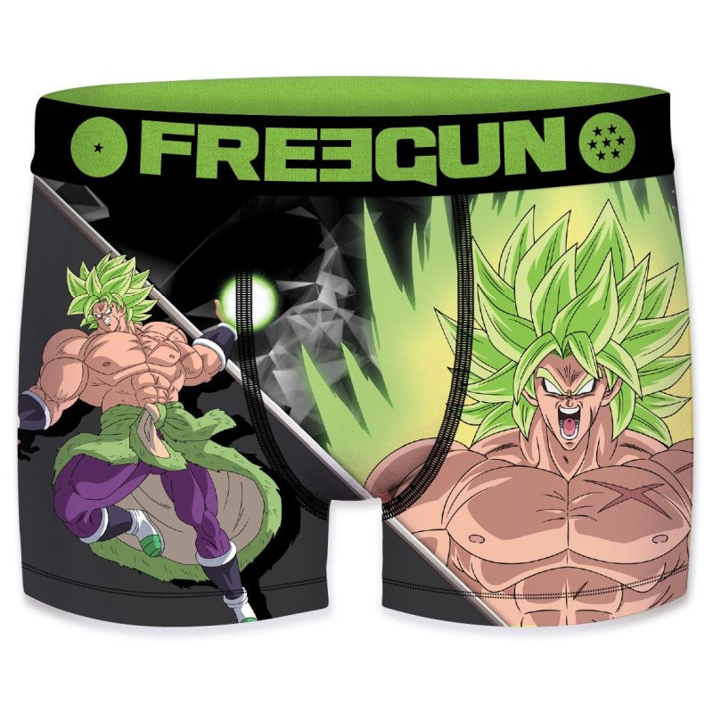 Lot de 3 Boxers Microfibre garcon Dragon Ball Super : Broly Imprimé | FREEGUN