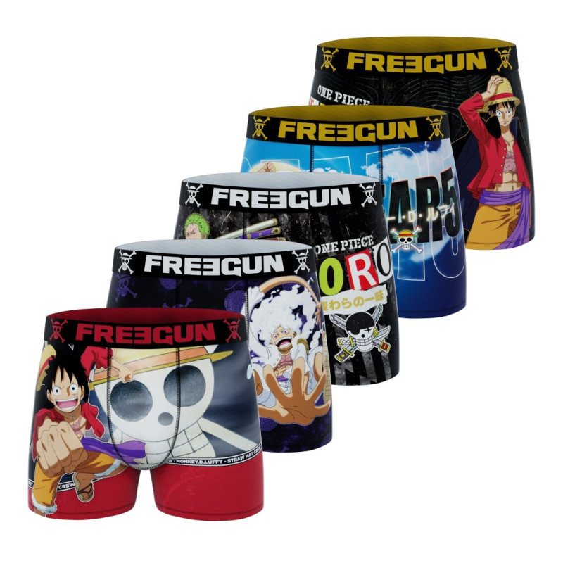 Lot de 5 boxers enfant One Piece