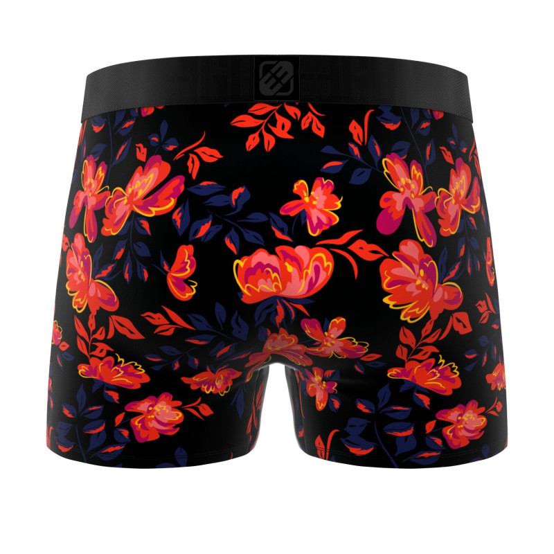 Lot de 3 boxers homme Flowers Garantie 2 ans