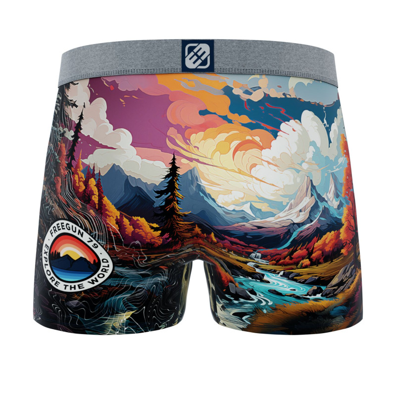 Lot de 4 boxers homme Vibrant Garantie 2 ans