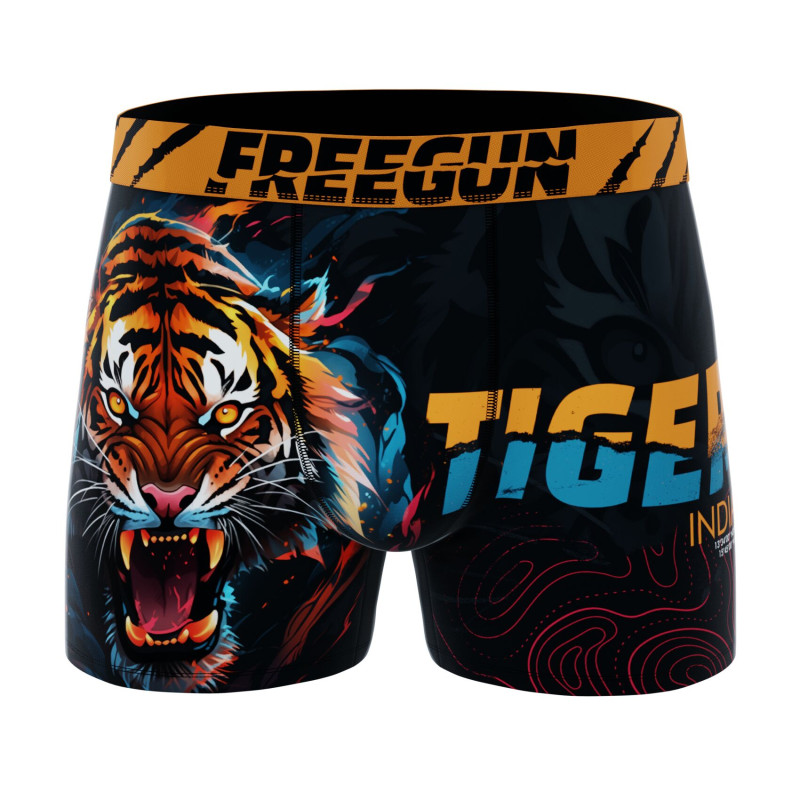 Lot de 4 boxers homme Wild Animals Garantie 2 ans