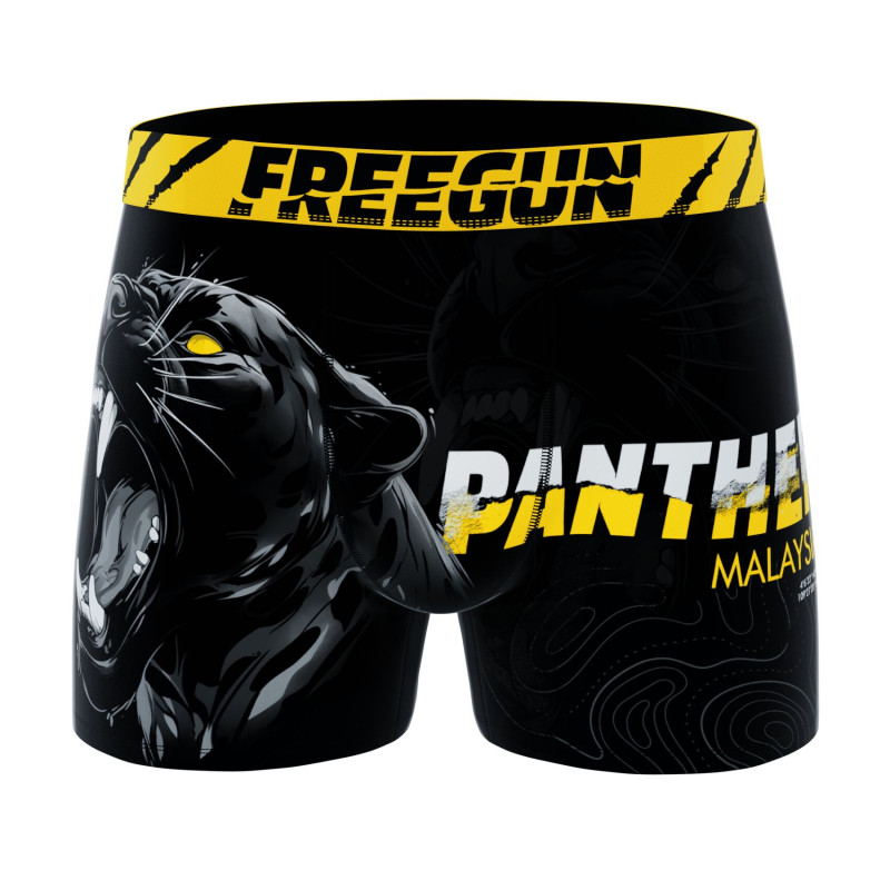 Lot de 4 boxers homme Wild Animals Garantie 2 ans