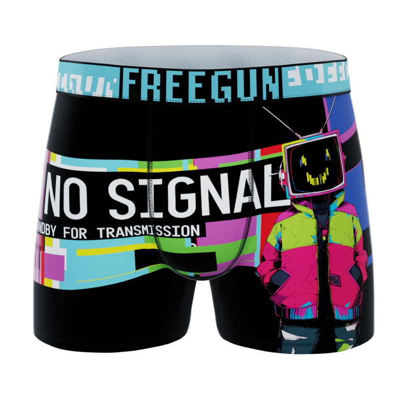 Lot de 4 Boxers Microfibre homme Confort, Respirant, Stretch Imprimé Gaming Garantie 2 ans | FREEGUN