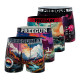 Lot de 4 Boxers Microfibre garcon Confort, Respirant, Stretch Imprimé Nature Garantie 2 ans | FREEGUN