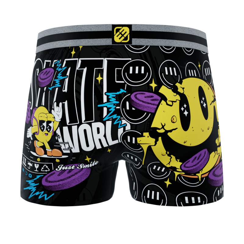 Lot de 4 Boxers Microfibre garcon Imprimé Skull Garantie 2 ans | FREEGUN