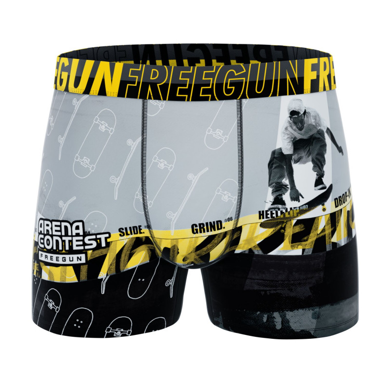 Lot de 4 Boxers Microfibre garcon Imprimé Xtreme Garantie 2 ans | FREEGUN