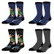 Lot de 4 Paires de Chaussettes homme Gaston La Gaffe  Imprimé - Freegun