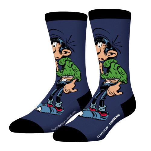 Lot de 4 Paires de Chaussettes homme Gaston La Gaffe  Imprimé - Freegun