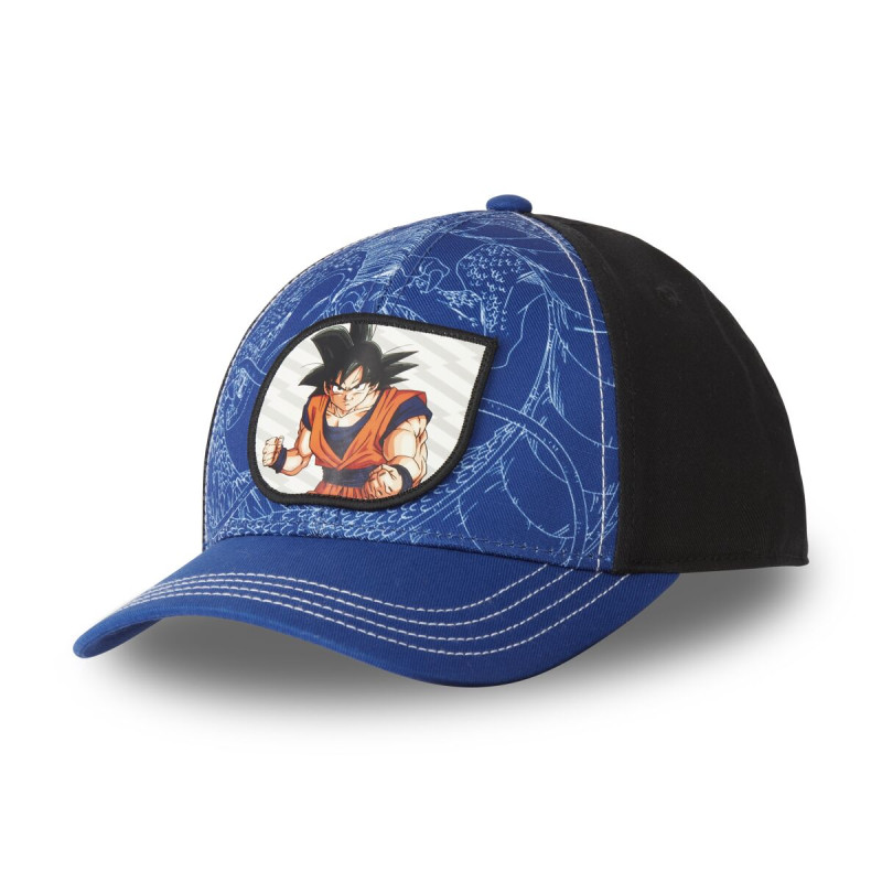 Casquette Baseball Dragon Ball Z Goku Snapback - Bleue - Freegun