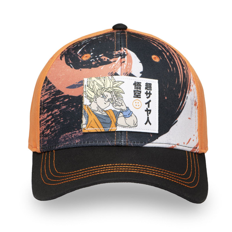 Casquette Baseball Dragon Ball Z Goku Snapback - Orange - Freegun