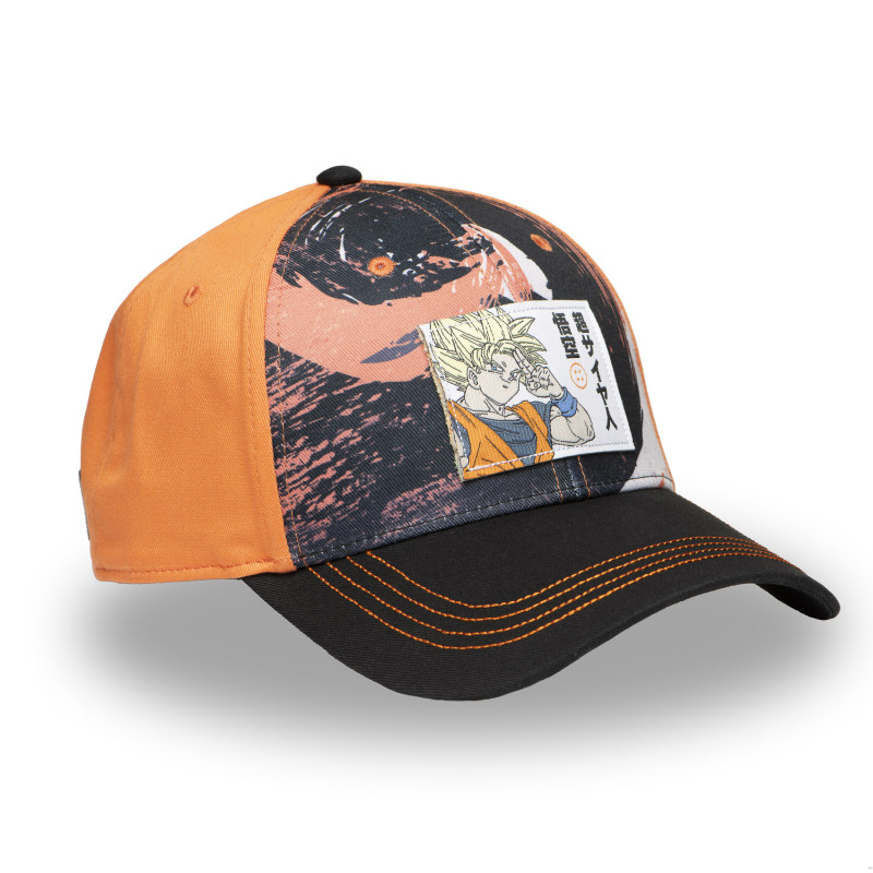 Casquette Baseball Dragon Ball Z Goku Snapback - Orange - Freegun