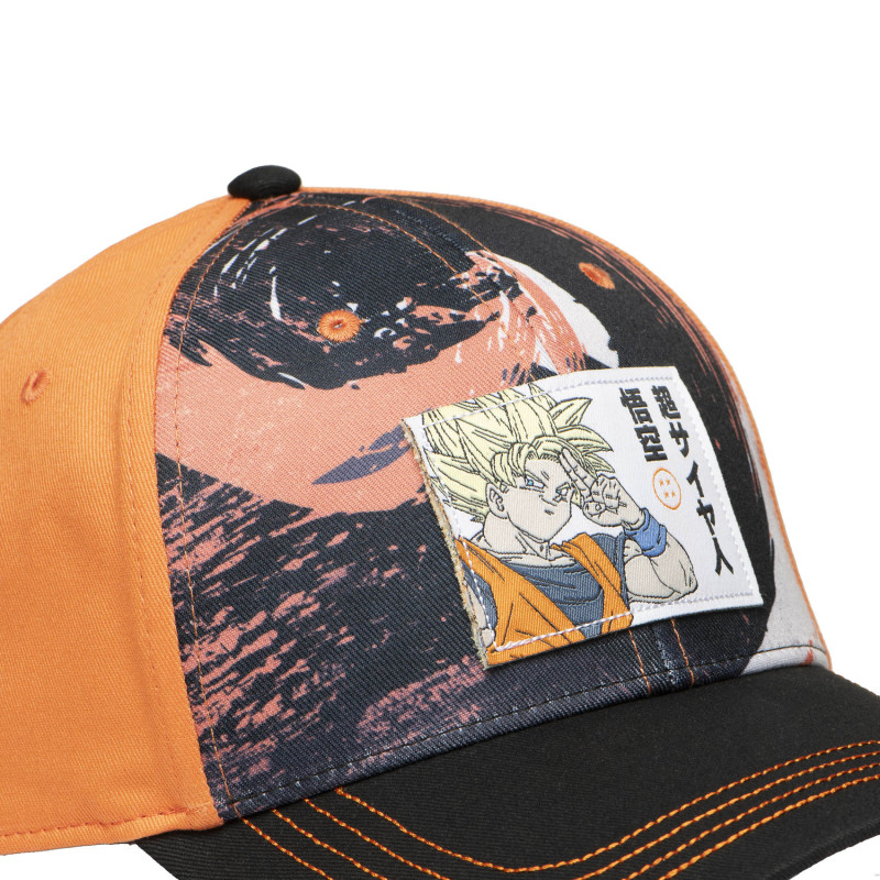 Casquette Baseball Dragon Ball Z Goku Snapback - Orange - Freegun