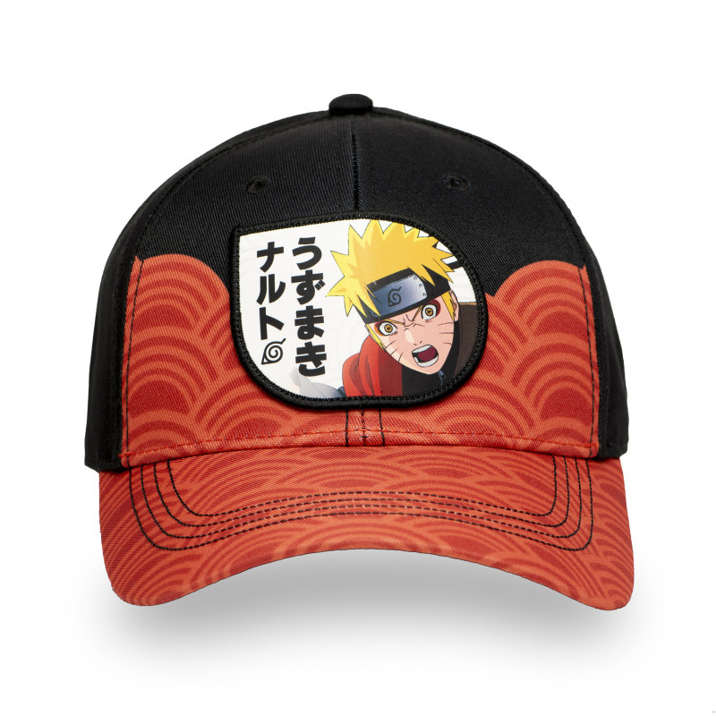 Casquette Baseball Naruto Shippuden Snapback - Orange, Noire - Freegun