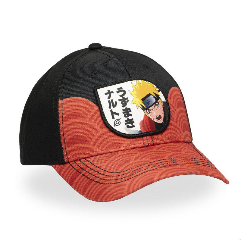 Casquette Baseball Naruto Shippuden Snapback - Orange, Noire - Freegun