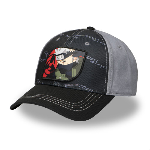 Casquette Baseball Naruto Shippuden Kakashi Snapback - Noire - Freegun