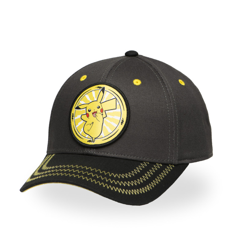 freegun Casquette Baseball Pokemon Pikachu Snapback - Grise - Freegun