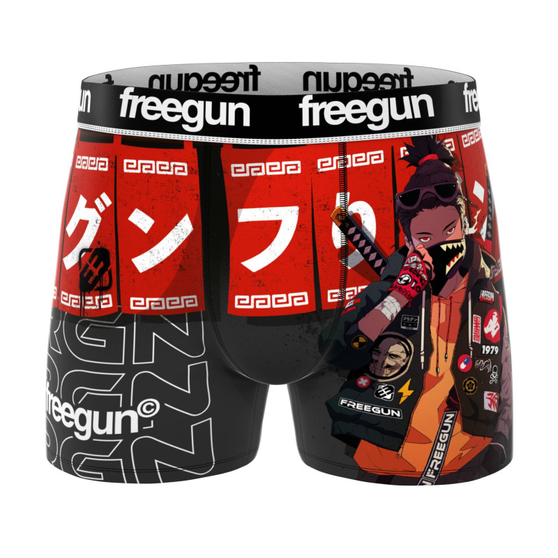 Lot de 3 Boxers Microfibre garcon Confort, Respirant, Stretch Imprimé Gaming Garantie 2 ans | FREEGUN