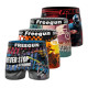 Lot de 4 Boxers Microfibre garcon Imprimé Summer Sport Garantie 2 ans | FREEGUN
