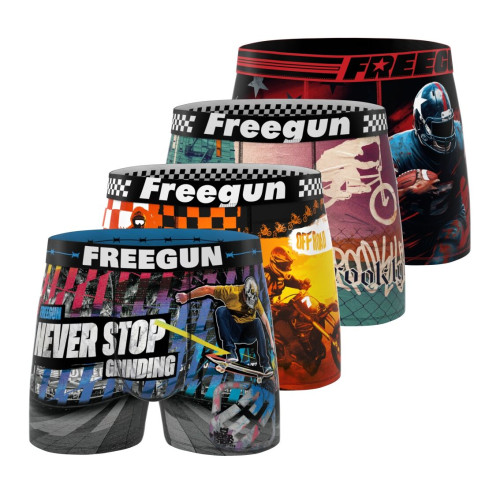 Lot de 4 boxers enfant Summer Sport Garantie 2 ans