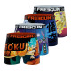Lot de 4 Boxers Microfibre homme Dragon Ball Super Goku, Vegeta, Beerus, Golden Freezer Imprimé | FREEGUN