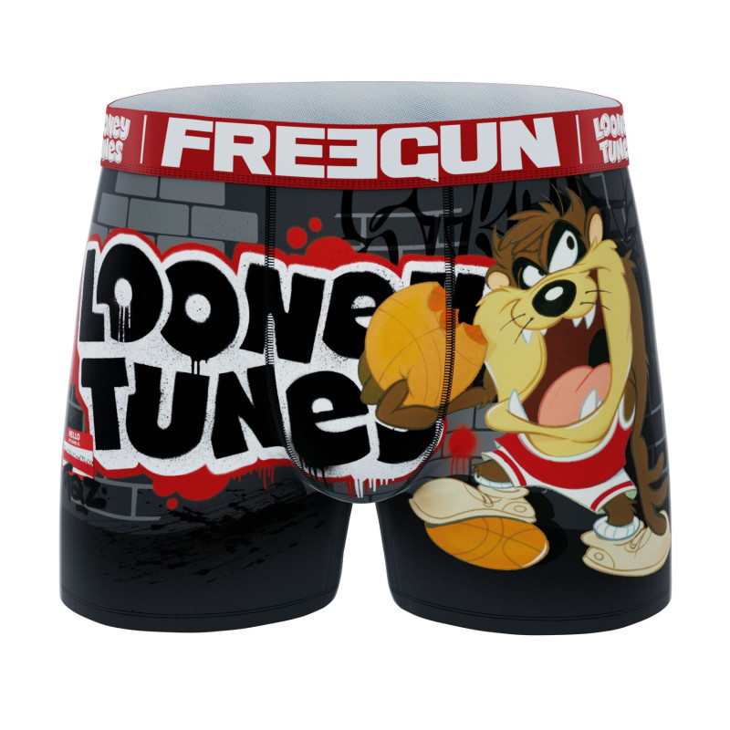 Lot de 4 Boxers Microfibre homme Looney Tunes Bugs Bunny, Taz, Titi, Daffy Duck Imprimé | FREEGUN