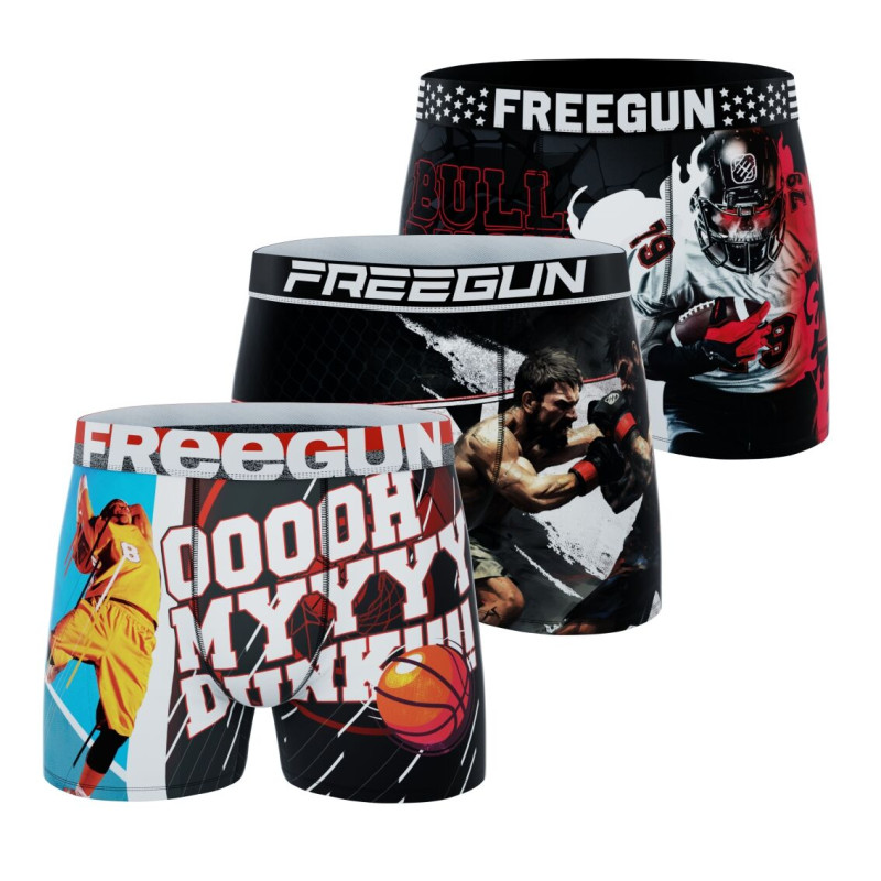 Lot de 4 boxers enfant US Sports Garantie 2 ans