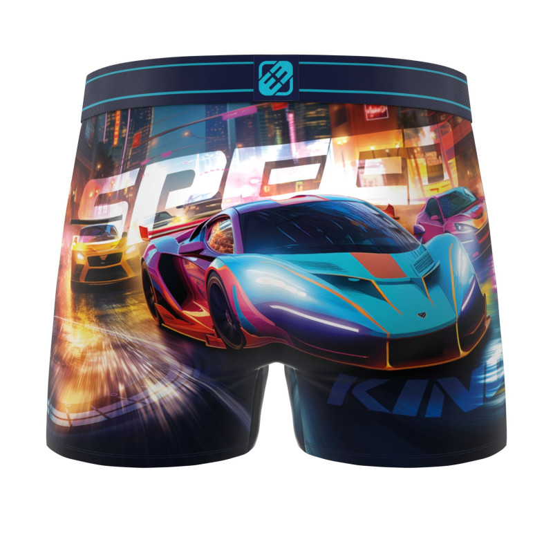 Lot de 4 Boxers Microfibre garcon Confort, Respirant, Stretch Imprimé Gaming Garantie 2 ans | FREEGUN