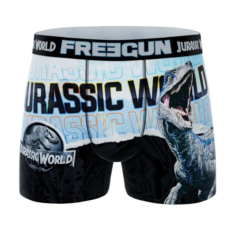 Lot de 4 Boxers Microfibre garcon Jurassic World Imprimé | FREEGUN