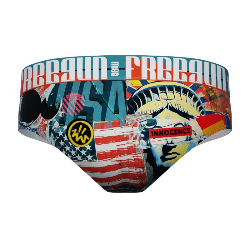 Lot de 4 Culottes Microfibre femme Imprimé Pop Art | FREEGUN