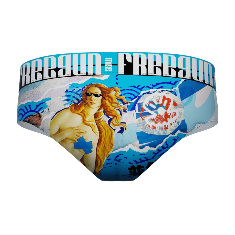 Lot de 4 Culottes Microfibre femme Imprimé Pop Art | FREEGUN