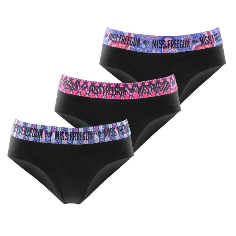 Lot de 3 culottes fille en coton Ethnik