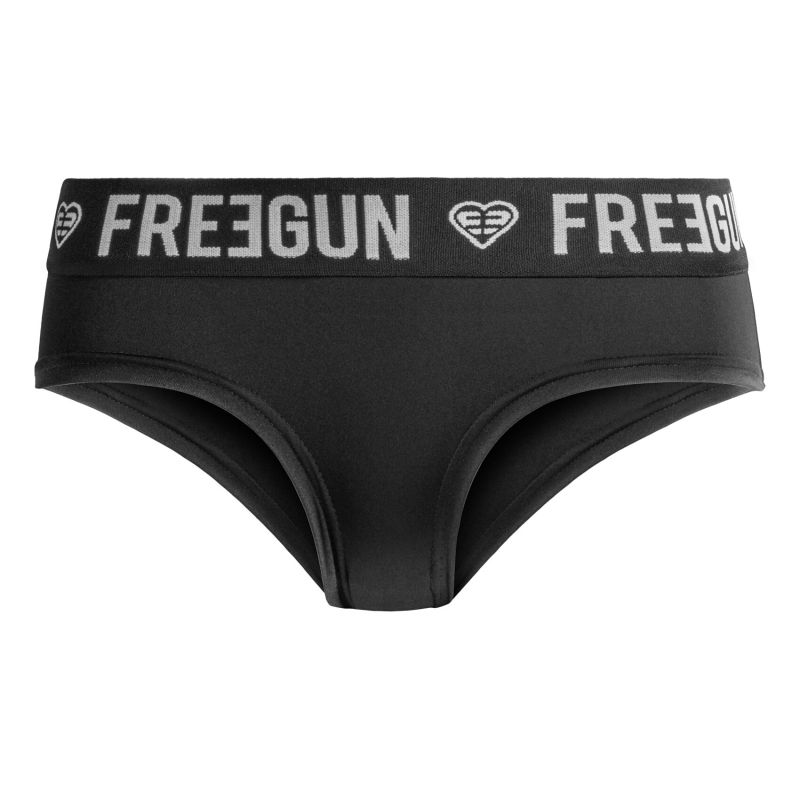 Lot de 4 Culottes Noires Microfibre Fille Stretch | FREEGUN